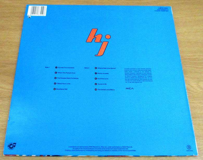 HOLLY JOHNSON of FRANKIE GOES TO HOLLYWOOD Dreams That Money Can`t Buy LP VINYL RECORD