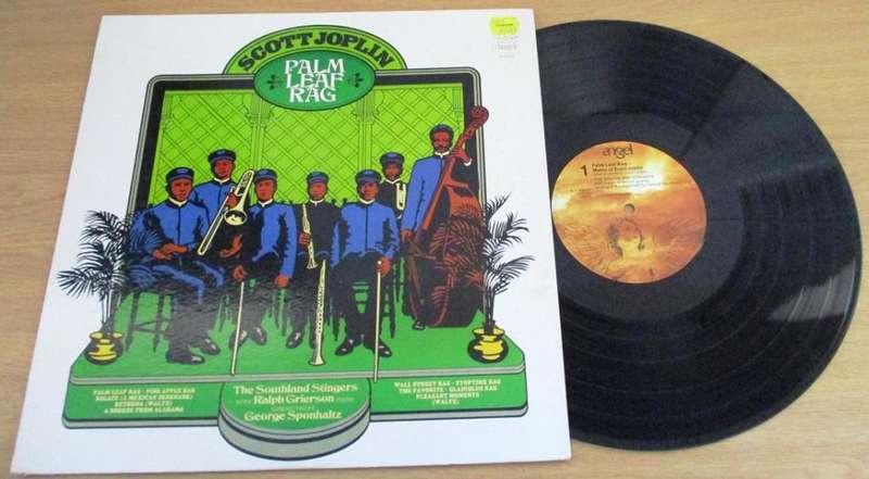 SCOTT JOPLIN Palm Leaf Rag LP VINYL RECORD