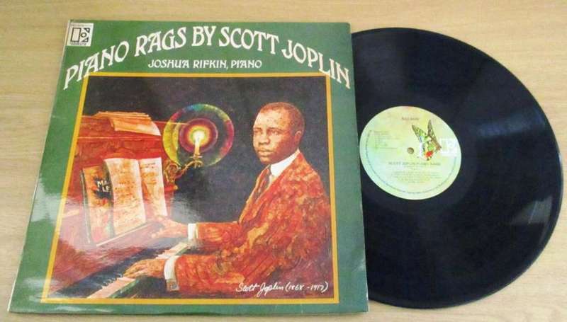 SCOTT JOPLIN Piano Rags LP VINYL RECORD