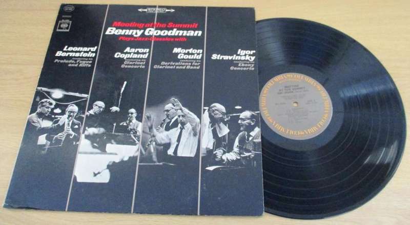 BENNY GOODMAN Meeting at the Summit Plays Jazz Classics LP VINYL RECORD