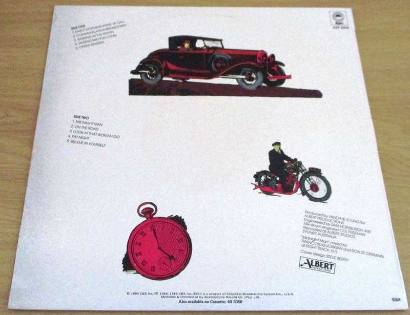 FLASH AND THE PAN Early Morning Wake Up Call LP VINYL RECORD