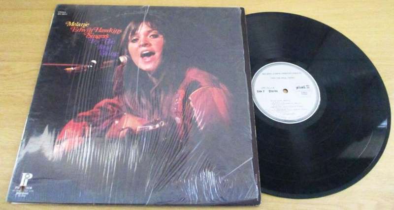 MELANIE + EDWIN HAWKINS SINGERS Try the Real Thing  VINYL RECORD