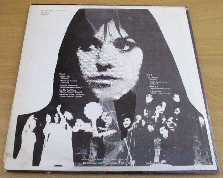 MELANIE + EDWIN HAWKINS SINGERS Try the Real Thing  VINYL RECORD