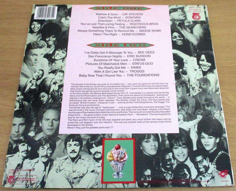SWINGING 60`S LP VINYL RECORD