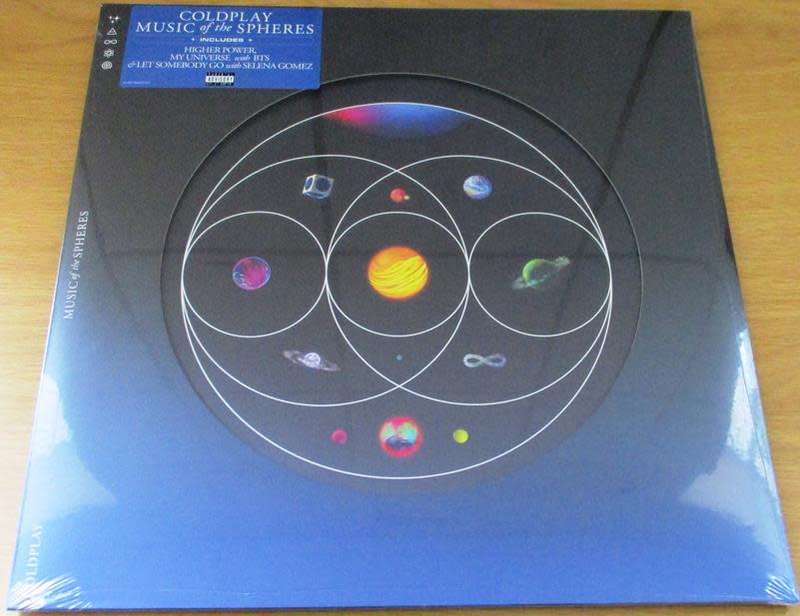 COLDPLAY Music of the Spheres COLOURED LP VINYL Record