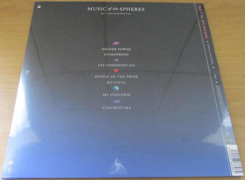 COLDPLAY Music of the Spheres COLOURED LP VINYL Record