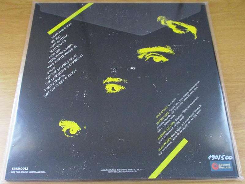 DEPECHE MODE Live at the Hammersmith Odeon Ltd YELLOW SPLATTER Coloured VINYL RECORD