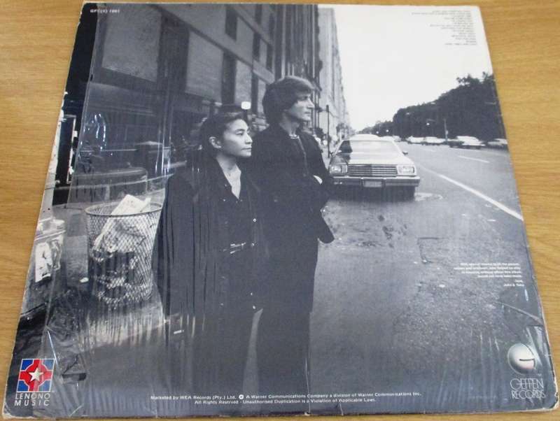 JOHN LENNON Double Fantasy LP VINYL RECORD