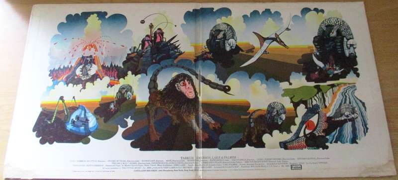 EMERSON LAKE AND PALMER Tarkus LP VINYL RECORD