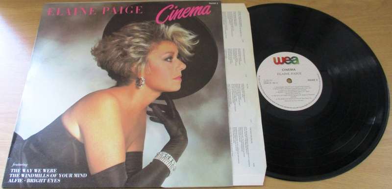 ELAINE PAIGE Cinema LP VINYL RECORD