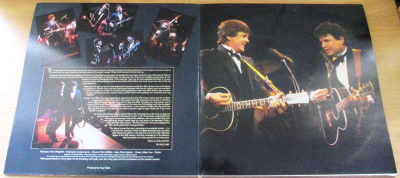 THE EVERLY BROTHERS Reunion Concert Live at the Royal Albert Hall 1983 2xLP VINYL RECORD
