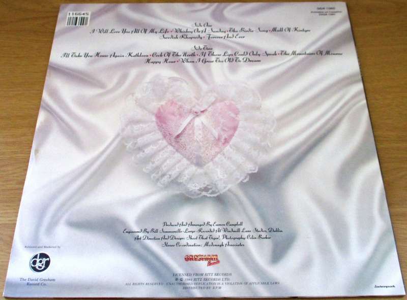 FOSTER AND ALLEN I Will Love you All of my Life 1xLP VINYL RECORD