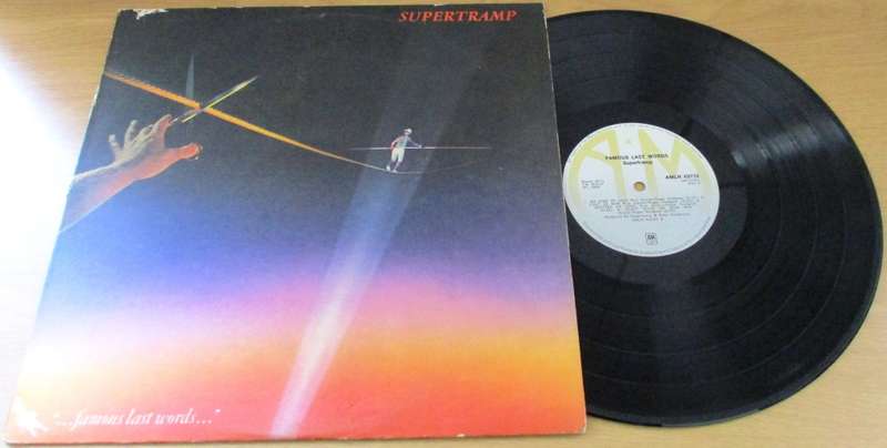 SUPERTRAMP Famous Last Words LP VINYL RECORD