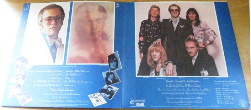 ELTON JOHN Captain Fantastic and the Brown Dirt LP VINYL RECORD