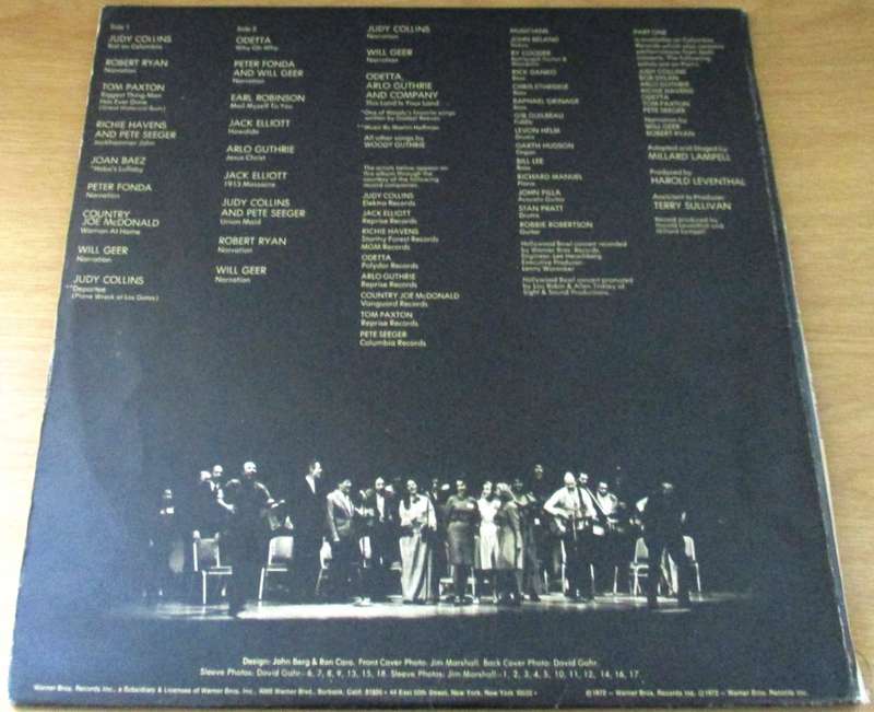 A Tribute to WOODY GUTHRIE LP VINYL RECORD