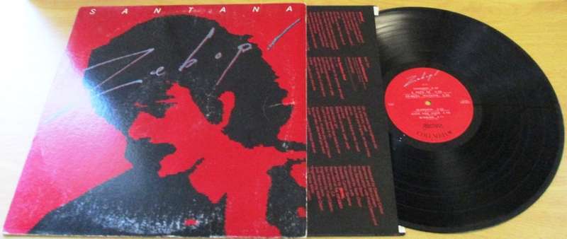 SANTANA ZeBop LP VINYL RECORD