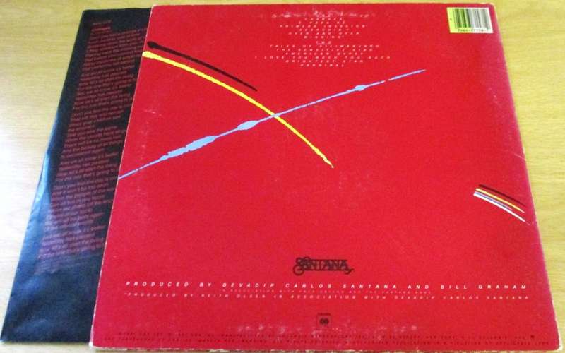 SANTANA ZeBop LP VINYL RECORD