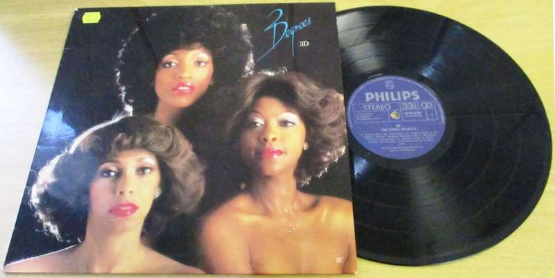 THE THREE DEGREES 3D LP VINYL RECORD