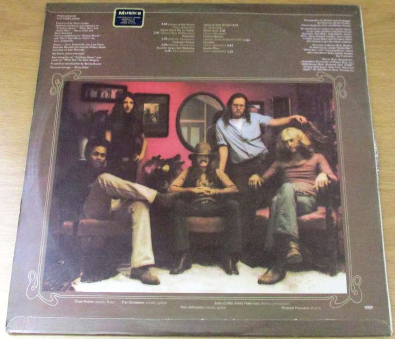 THE DOOBIE BROTHERS Toulouse Street LP VINYL RECORD