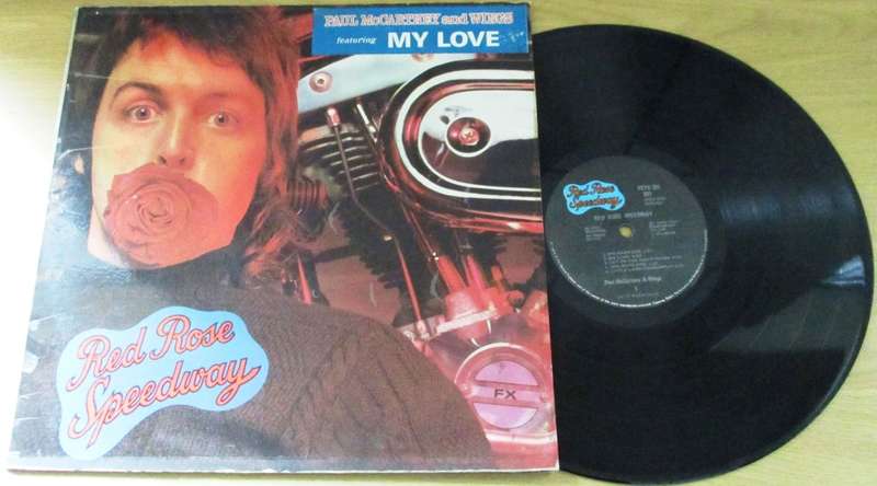 PAUL McCARTNEY and WINGS Red Rose Speedway LP VINYL RECORD