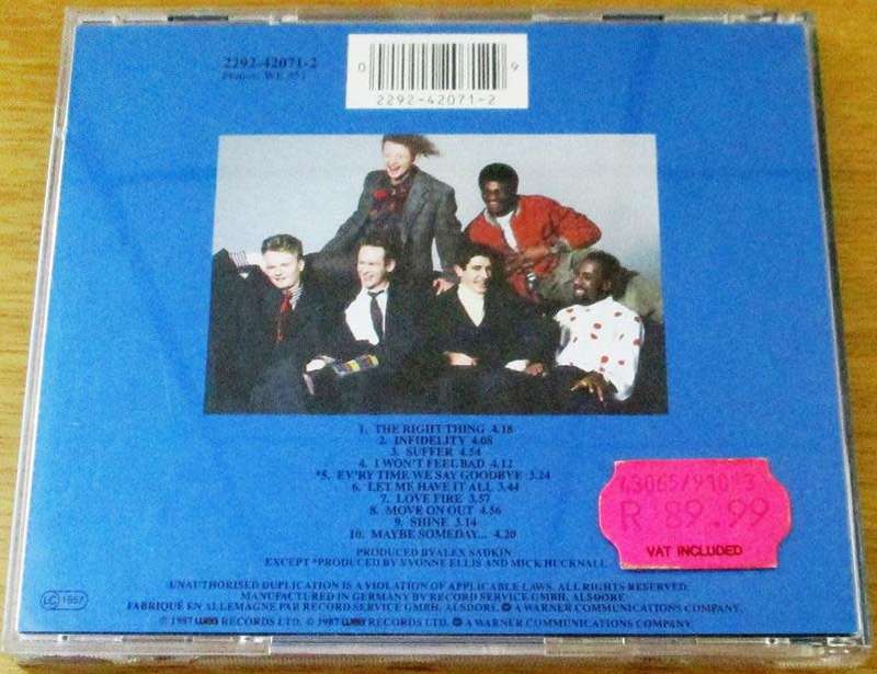 SIMPLY RED Men and Women CD [Shelf G4]