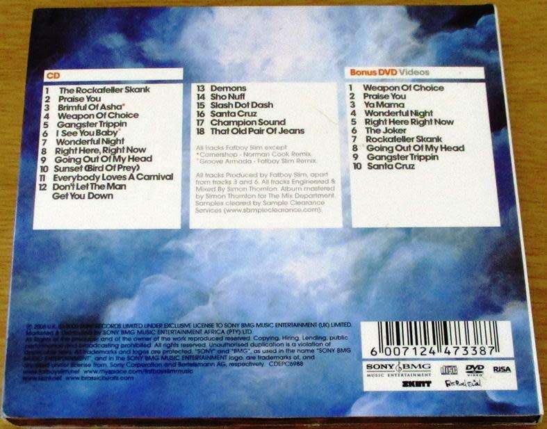 FATBOY SLIM Why Try harder The Greatest Hits CD+DVD [Shelf G6]