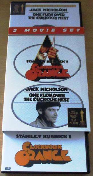 CLOCKWORK ORANGE + ONE FLEW OVER THE CUCKOO`S NEST 2xDVD [DVD BOX 1]