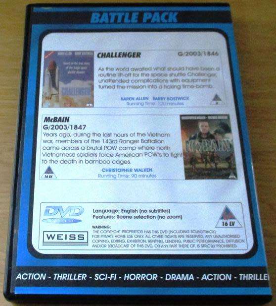 CHALLENGER + McBAIN 2xDVD [DVD BOX 1]