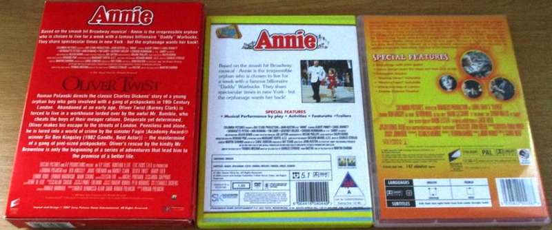 CULT FILM: Oliver Twist + Annie Box Set [DVD BOX 1]