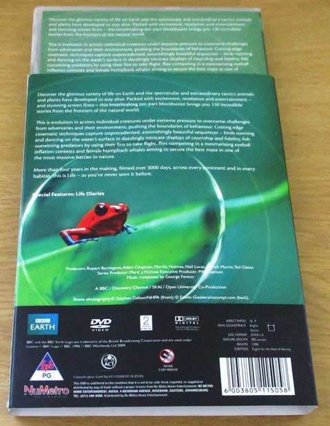 CULT FILM: BBC EARTH LIFE 4xDVD  [DVD BOX 1]