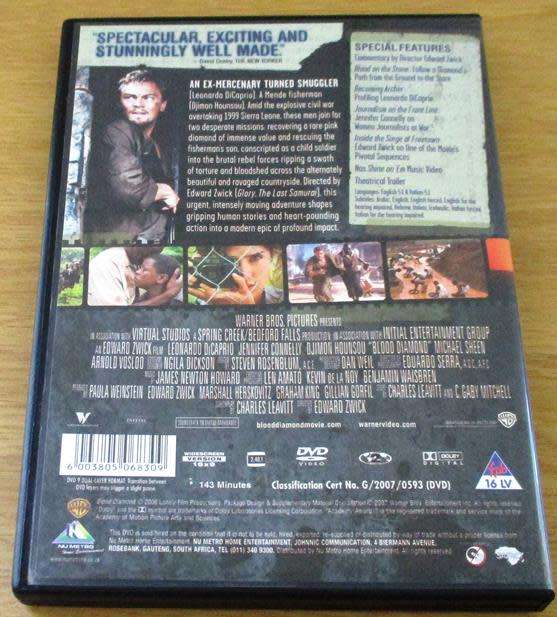 CULT FILM: BLOOD DIAMOND Leonardo DiCaprio DVD [DVD BOX 2]