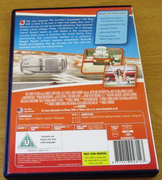 CULT FILM: HERBIE Fully Loaded DVD [DVD BOX 2]