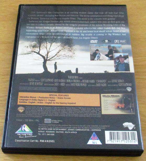 CULT FILM: THE UNFORGIVEN Clint Eastwood DVD [DVD BOX 2]