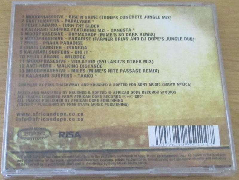 AFRICAN DOPE Volume One CD[Shelf G Box 11]
