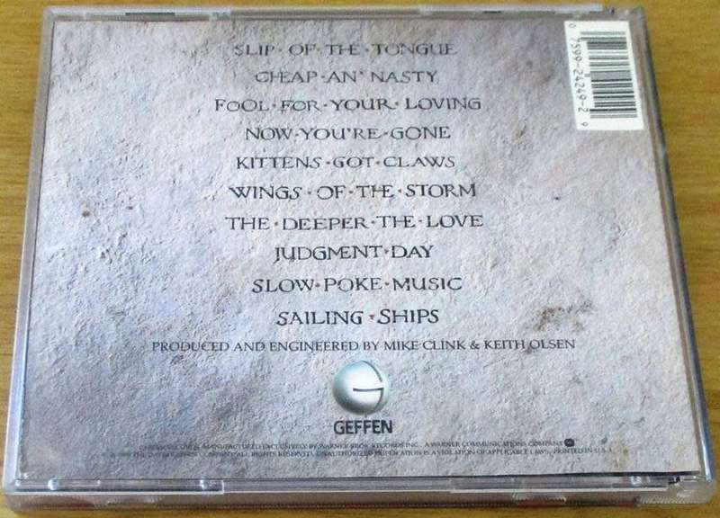 WHITESNAKE Slip of the Tongue CD [Shelf G Box 12]