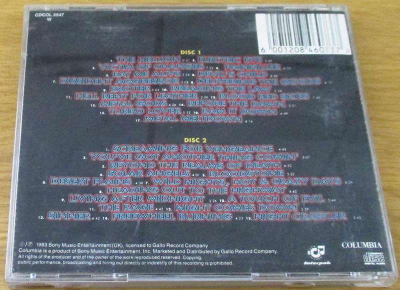 JUDAS PRIEST Metal Works 73-93 2xCD [Shelf G Box 13]