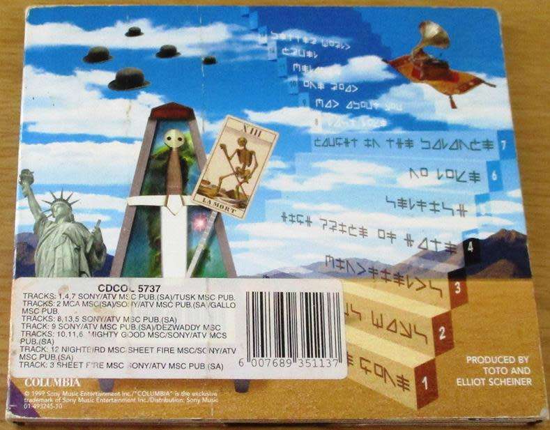 TOTO Mindfields Digipak CD [Shelf G Box 16]