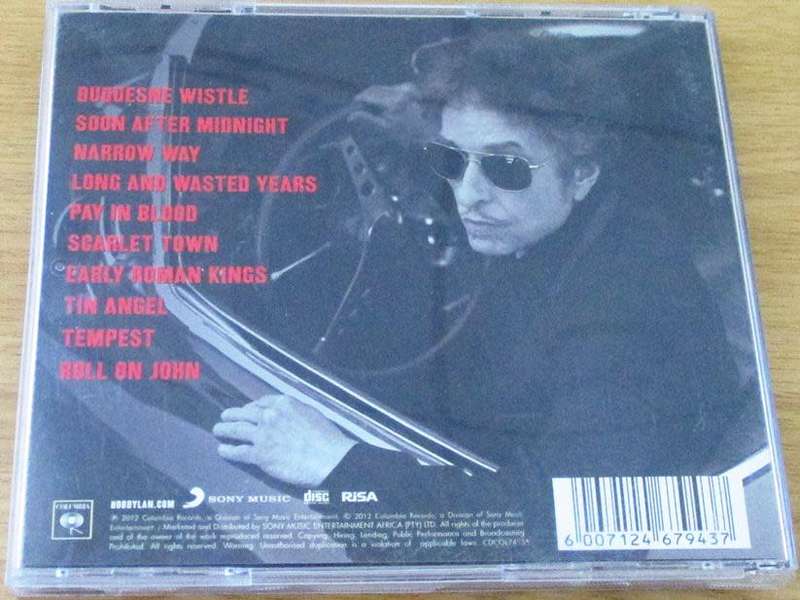 BOB DYLAN Tempest CD [Shelf G Box 17]