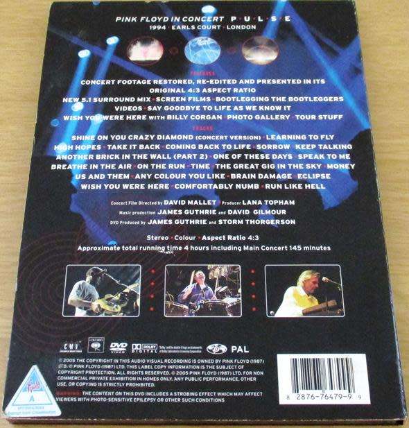 PINK FLOYD Pulse 2xDVD