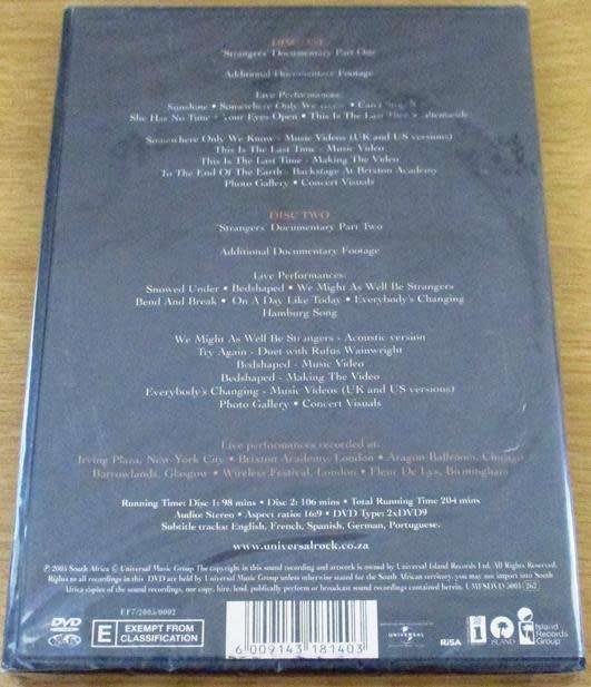 KEANE Stranger 2xDVD