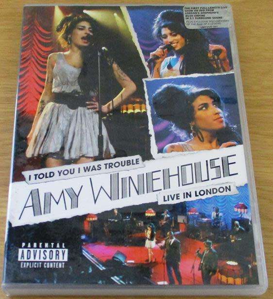 AMY WINEHOUSE I Told You I was Trouble Live in London DVD