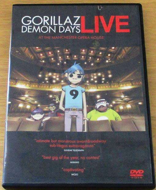 GORILLAZ Demon Days Live at the Manchester Opera House DVD