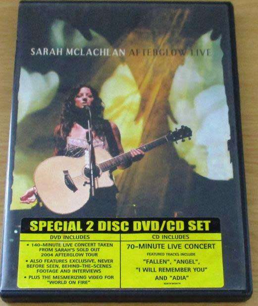 SARAH McLACHLAN Afterglow Live CD+DVD