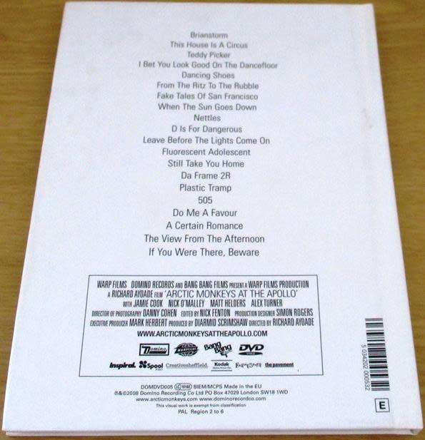 ARCTIC MONKEYS At The Apollo DVD