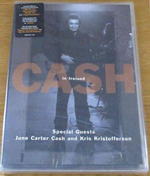 JOHNNY CASH In Ireland With June Carter Cash + Kris Kristofferson DVD