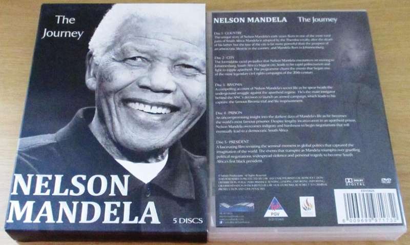NELSON MANDELA The Journey 5xDVD BOX SET [bb top shelf]