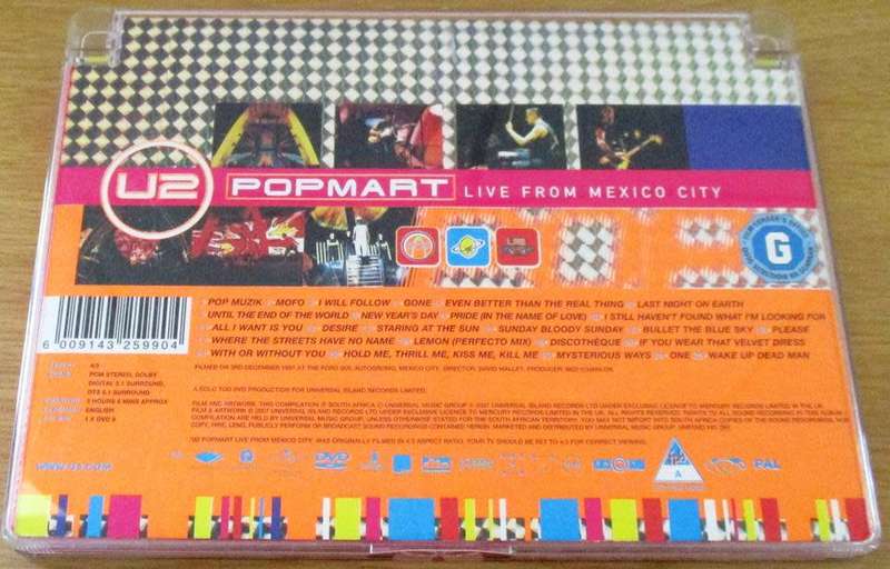 U2 Popmart Live from Mexico City DVD