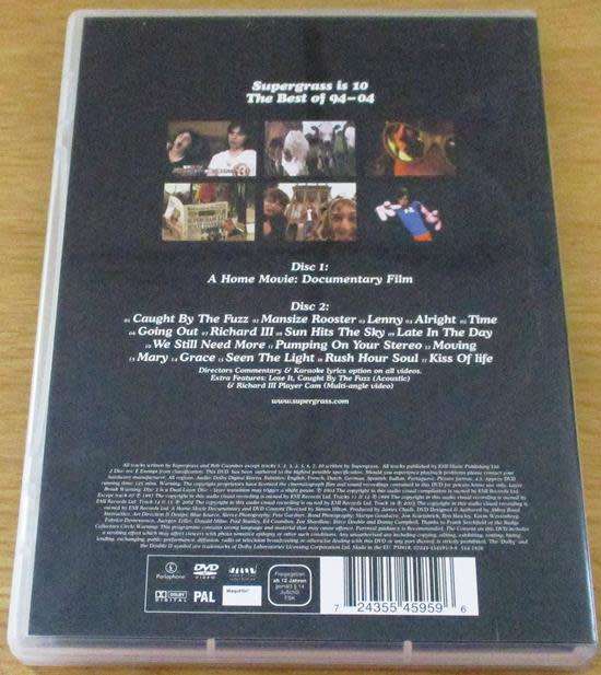 SUPERGRASS is 10 The Best of 94-04 2xDVD