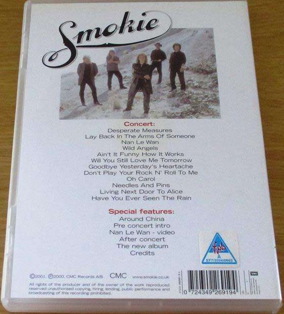 SMOKIE Live in Beijing DVD