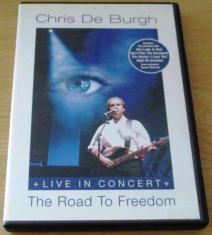 CHRIS DE BURGH The Road to Freedom Live in Concert DVD